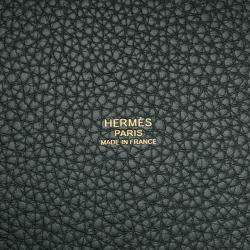 Pre Owned Hermes Picotin Lock Vert Mangrove Taurillon Clemence Size Pm