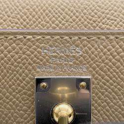 مملوكة مسبقًا Hermes Kelly Sellier Poussiere Epsom Size 25
