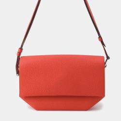 Pre Owned Hermes Opli Rouge Coeur Taurillon Nobillo Size 24