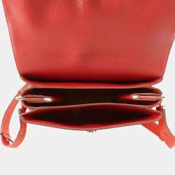 Pre Owned Hermes Opli Rouge Coeur Taurillon Nobillo Size 24