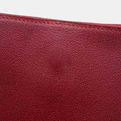 Pre Owned Hermes Opli Rouge Coeur Taurillon Nobillo Size 24