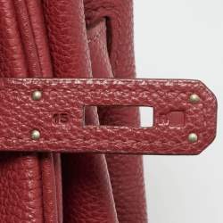 مملوكة مسبقًا حقيبة هيرمس بيركين 35 جلد إبسون إيتان إكسسوار مطلي بلاديوم