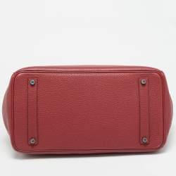 مملوكة مسبقًا حقيبة هيرمس بيركين 35 جلد إبسون إيتان إكسسوار مطلي بلاديوم