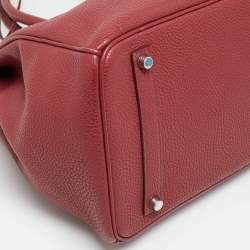 مملوكة مسبقًا حقيبة هيرمس بيركين 35 جلد إبسون إيتان إكسسوار مطلي بلاديوم