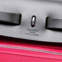 مملوكة مسبقًا حقيبة هيرمس هيرباج زيپ 31 توال أسود وردي
