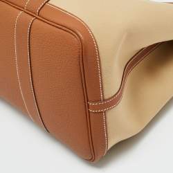 مملوكة مسبقًا حقيبة هيرمس "جاردن بارتي 36" جلد نيجوندا برتقالي توت