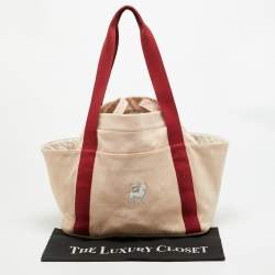 مملوكة مسبقًا Hermes Cabriole Terracotta  H Canvas Nappy Bag