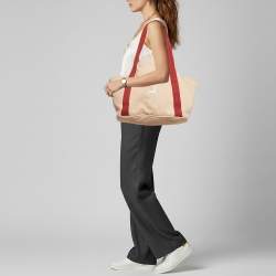 مملوكة مسبقًا Hermes Cabriole Terracotta  H Canvas Nappy Bag
