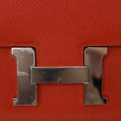 Pre Owned Hermes Orange Mini Epsom Constance III 18
