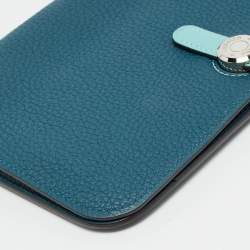 Pre Owned محفظة هيرمس دوغون ديو جلد توغو برتقالي