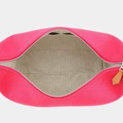 مملوكة مسبقًا Hermes Pink Red Small Toile Bride A Brac Case