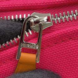 مملوكة مسبقًا Hermes Pink Red Small Toile Bride A Brac Case