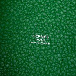 Pre Owned Hermes Green Clemence Picotin Lock 18