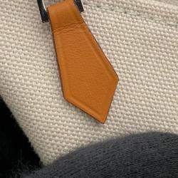 Pre Owned حقيبة هيرمس تول بريد أ برك بفيليون كبيرة بيج أحمر