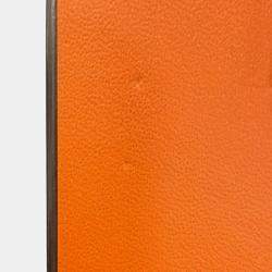 Pre Owned Hermes Calvi Duo Black Chevre Myzore Goatskin