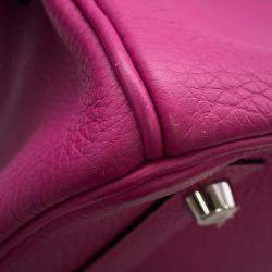 مملوكة مسبقًا حقيبة هيرمس بيركن روز بيربل جلد توغو حجم 30