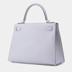 Pre Owned Hermes Kelly Sellier Green Pantan Epsom Size 28