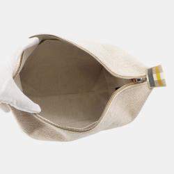 Pre Owned Hermes Bride A Brack O Care Beige Wool Size Gm