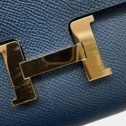 مملوكة مسبقًا Hermes Constance To-Go Sangle Cordage Deep Blue Epsom
