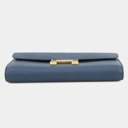 مملوكة مسبقًا Hermes Constance To-Go Sangle Cordage Deep Blue Epsom