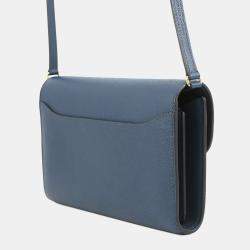 مملوكة مسبقًا Hermes Constance To-Go Sangle Cordage Deep Blue Epsom