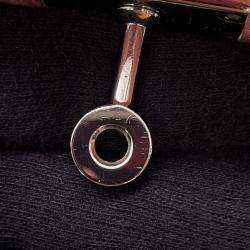 Pre Owned محفظة هيرمس كيلي طويلة جلد مايزور ماعز وردي كونفيتي