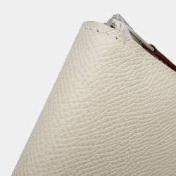 Pre Owned محفظة هيرمس أزاب كومباكت سيلك إن كراي إيبسوم