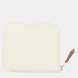 Pre Owned محفظة هيرمس أزاب كومباكت سيلك إن ناتا إبصوم