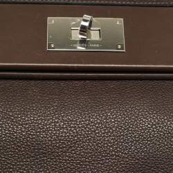 مملوكة مسبقًا Hermès 24/24 29 Palladium Finish Ebene Barenia Faubourg Top Handle Bag