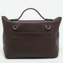 مملوكة مسبقًا Hermès 24/24 29 Palladium Finish Ebene Barenia Faubourg Top Handle Bag