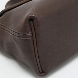 مملوكة مسبقًا Hermès 24/24 29 Palladium Finish Ebene Barenia Faubourg Top Handle Bag