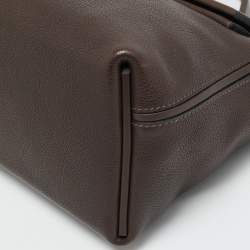 مملوكة مسبقًا Hermès 24/24 29 Palladium Finish Ebene Barenia Faubourg Top Handle Bag