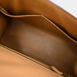 مملوكة مسبقًا Hermes Natural Courchevel Kelly 32 Sellier 2way Handbag