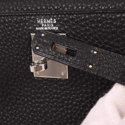 Pre Owned حقيبة هيرمس كيلي 32 ريترن 2 وين توغو أسود