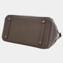 Pre Owned حقيبة هيرمس بيركين 30 غري توغو روتورنه