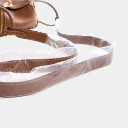 Pre Owned حقيبة هيرمس ليندي 20 كليمنس بني ميني