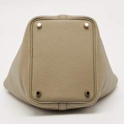 Pre Owned حقيبة هيرمس بيكوتين لوك 18 جلد انكري توغو أزرق/أزرق داكن