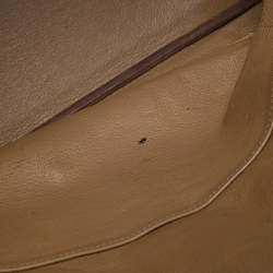 Pre Owned Hermes Birkin 35 Palladium Finish Tabac Camel Taurillon Clemence Leather Tote