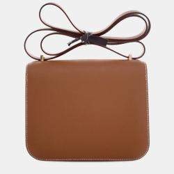 مملوكة مسبقًا Hermes Brown Mini Epsom Constance III 18