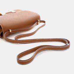 مملوكة مسبقًا Hermes Brown Mini Epsom Constance III 18