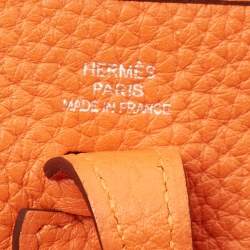Pre Owned حقيبة هيرمس إيفلين TPM  جلد تشوكيليت كليمنس