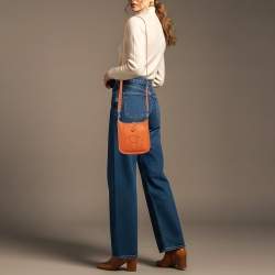 Pre Owned حقيبة هيرمس إيفلين TPM  جلد تشوكيليت كليمنس