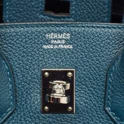 Pre Owned حقيبة يد توتس هيرمس بيركين 25 جلد كولفيرت توغو إكسسوار مطلي بلاديوم