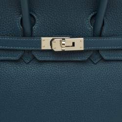 Pre Owned حقيبة يد توتس هيرمس بيركين 25 جلد كولفيرت توغو إكسسوار مطلي بلاديوم