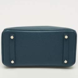 Pre Owned حقيبة يد توتس هيرمس بيركين 25 جلد كولفيرت توغو إكسسوار مطلي بلاديوم