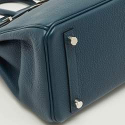 Pre Owned حقيبة يد توتس هيرمس بيركين 25 جلد كولفيرت توغو إكسسوار مطلي بلاديوم