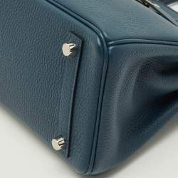 Pre Owned حقيبة يد توتس هيرمس بيركين 25 جلد كولفيرت توغو إكسسوار مطلي بلاديوم