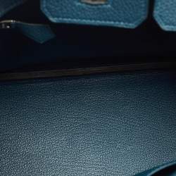 Pre Owned حقيبة يد توتس هيرمس بيركين 25 جلد كولفيرت توغو إكسسوار مطلي بلاديوم