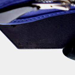 Pre Owned Hermes Blue Toile Herbag Zip 31