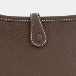 مملوكة مسبقًا Hermes Brown Clemence Evelyne 16 Amazone